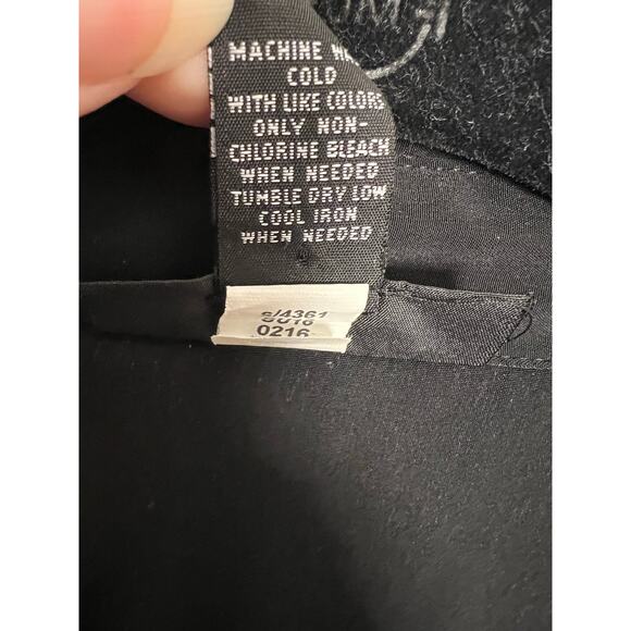 Alfani Black Zip Front Utility Shirt Dress Size 12 - Picture 4 of 7